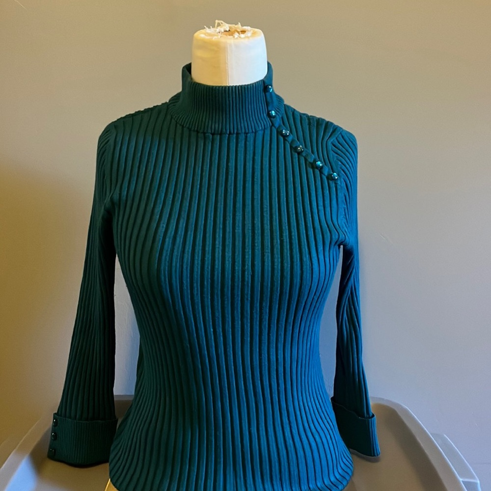 Mock turtleneck sweater